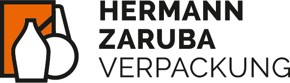 Logo Hermann Zaruba Verpackung in weiss