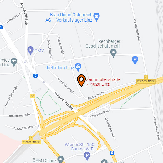 Karte Standort Linz